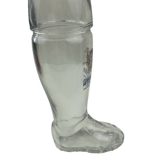 Weihenstephan Boot Beer Glass Mug 1L Tall Germany Oktoberfest - Picture 2 of 7